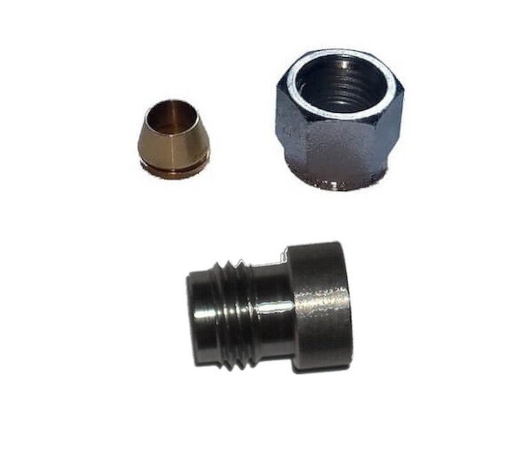800-TX-WASM4 1/4 in. Thermocouple Nut, Ferrule, & Weld Nut