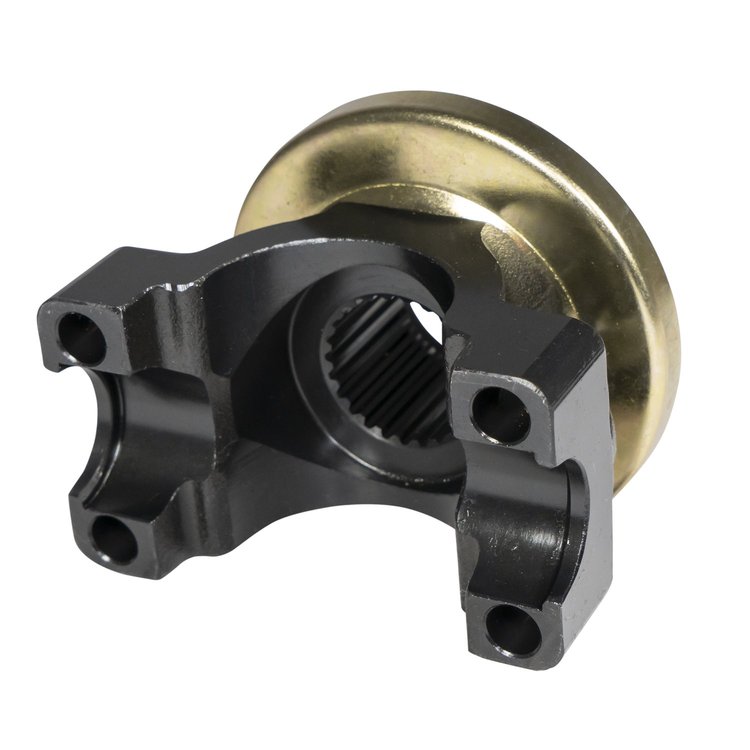 YY D44-1350-24F 24 Spline Front Pinion Yoke for Dana 30 & 44 JK, 1350 U-Bolt Design