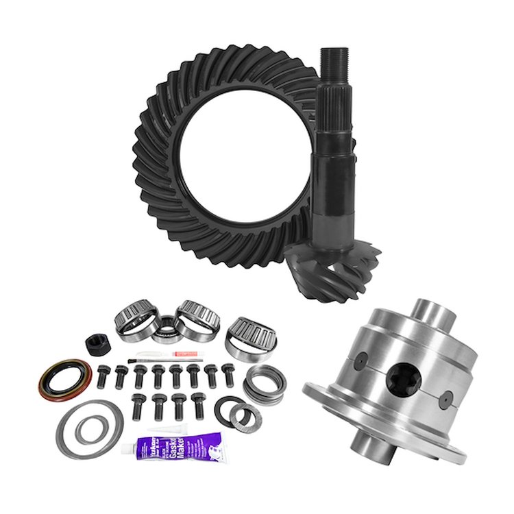 USA Standard 10878 11.25 in. Dana 80 3.73 Rear Ring & Pinion Install Kit, 35 Spline Posi, 4.125 in. Brg
