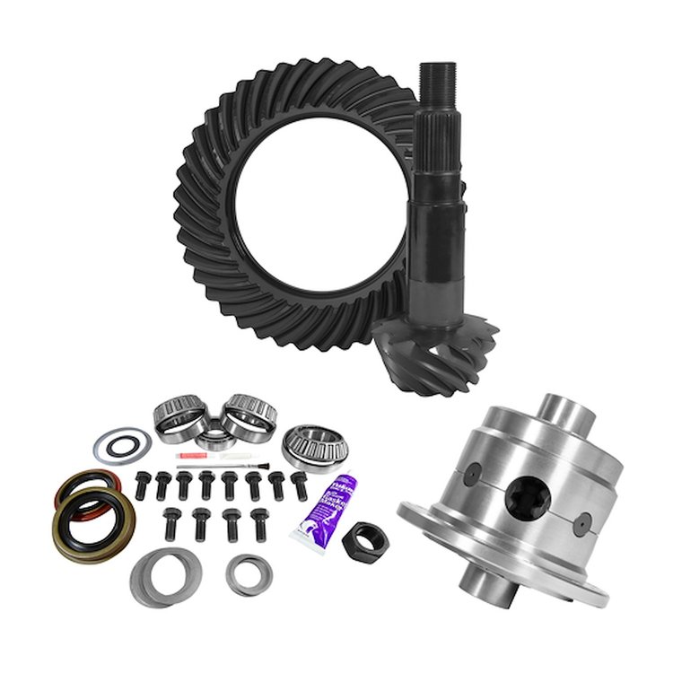USA Standard 10892 11.25 in. Dana 80 3.73 Rear Ring & Pinion Install Kit, 35 Spline Posi, 4.375 in. Brg