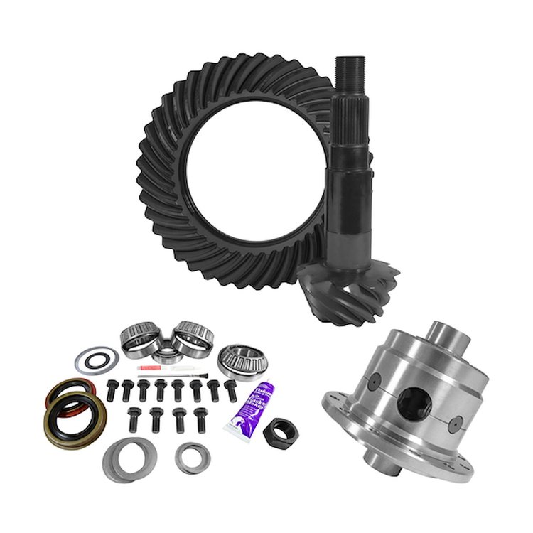 USA Standard 10893 11.25 in. Dana 80 Thin 3.73 Rear Ring & Pinion Install Kit, 35 Spl Posi, 4.375 in.