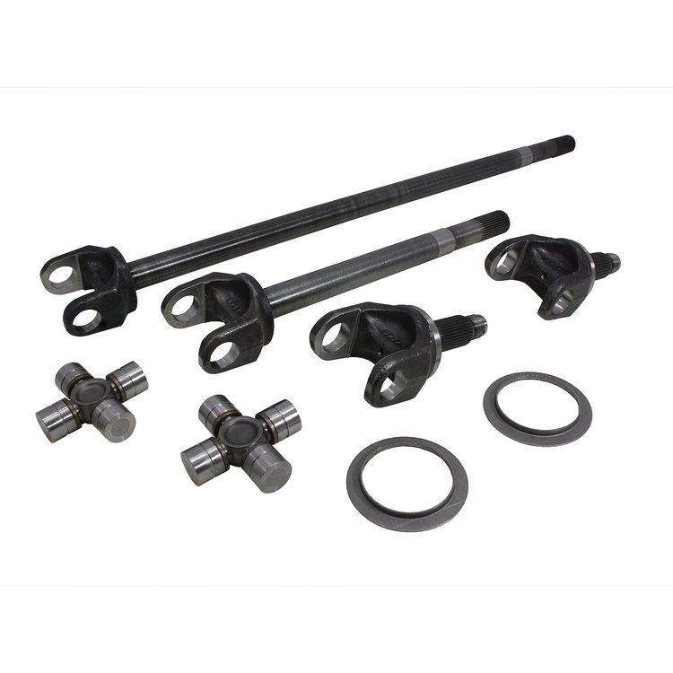 Chromoly Front Axle Kit, Chrysler 9.25 in. Diff, 33/35 Spline, 1555 U-Joints