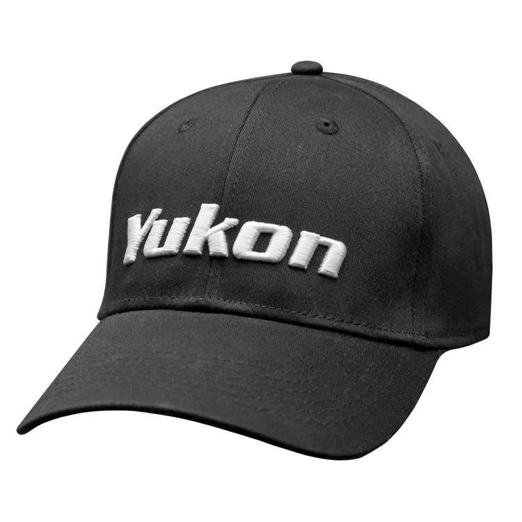 YCWHAT-11 Black Baseball Hat with White Embroidered Logo