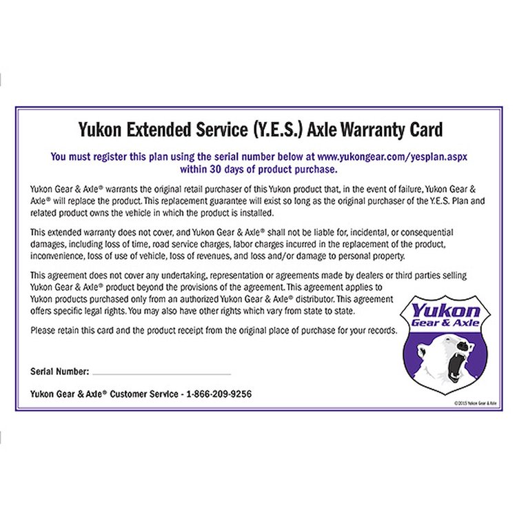 Extended Service Plan For Axle Shaft