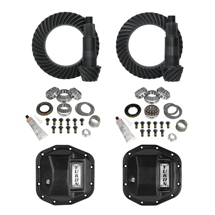 Stage 2 Jeep Jl/Jt Re-Gear Kit W/Covers For Dana 44, 4.56 Ratio, 28 Spline