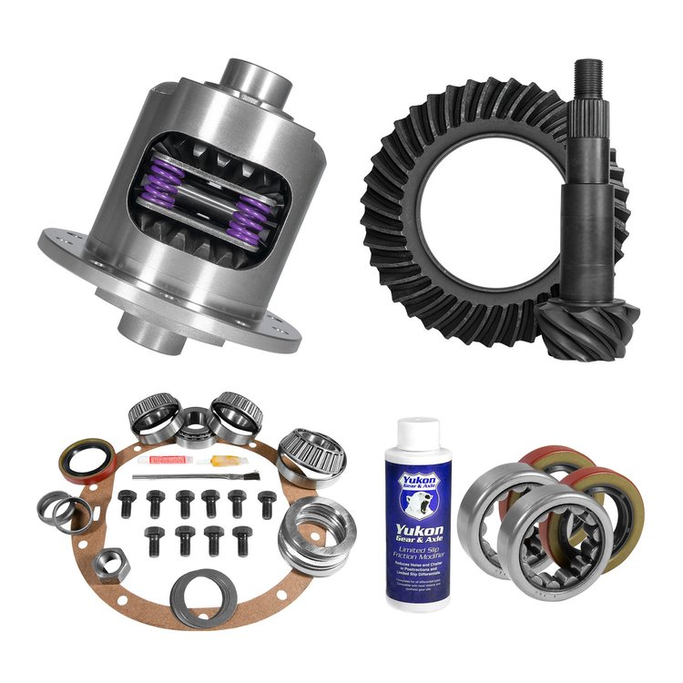 Muscle Car Limited Slip & Re-Gear Kit For GM 8.5 in., 28 Spline, 3.73 Ratio