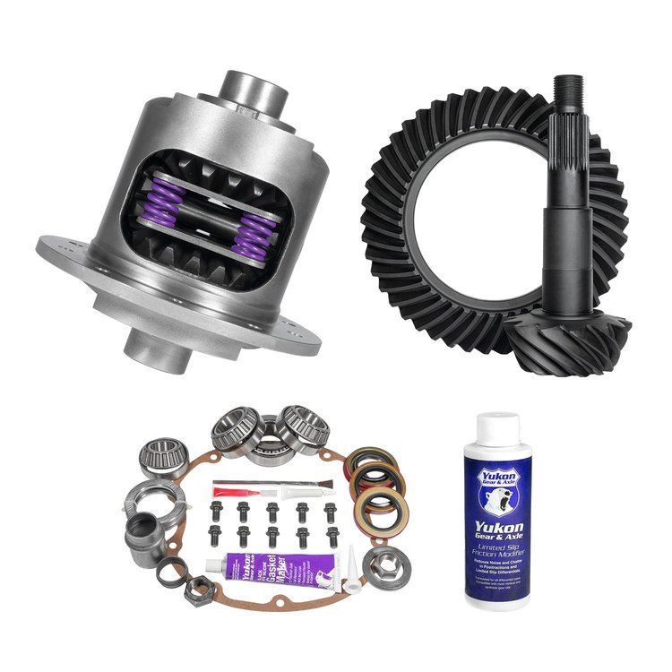 Muscle Car Limited Slip & Re-Gear Kit, GM 8.2 in. Bop, 27 Spline, 3.90 Ratio