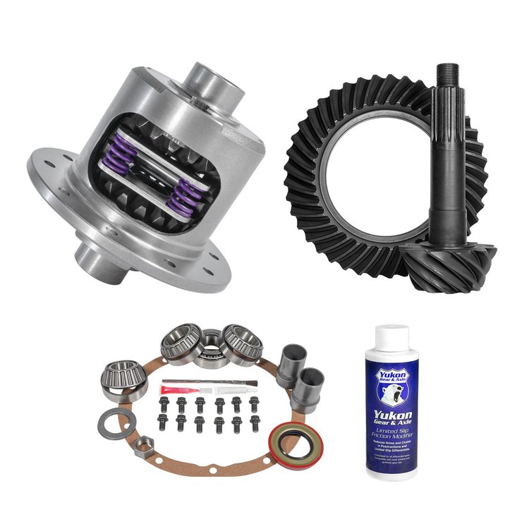 Muscle Car Limited Slip & Re-Gear Kit For GM 55P, 17 Spline, 3.55 Ratio