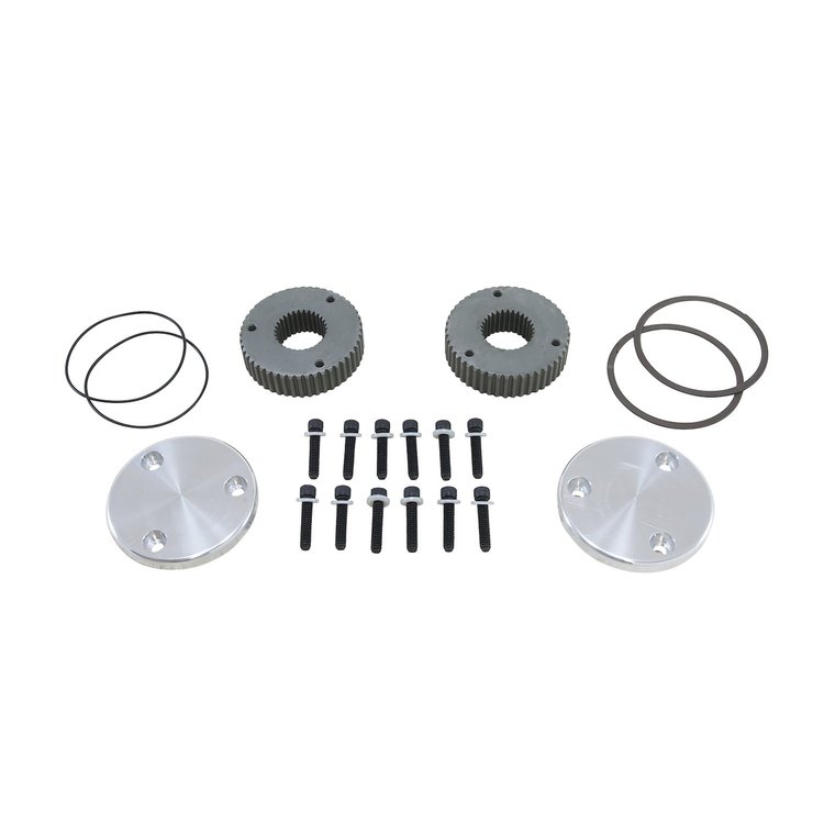 Hardcore Drive Flange Kit Dana 44 30-Spl Outer Stubs, Non-Engraved Caps
