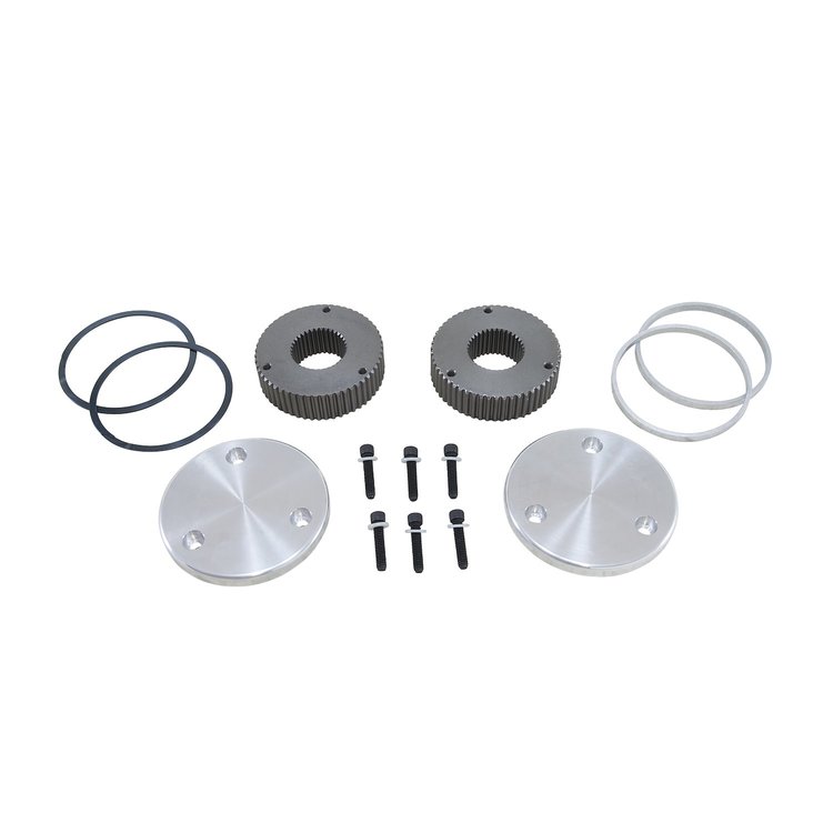 Hardcore Drive Flange Kit Dana 60 35-Spl Outer Stubs, Non-Engraved Caps