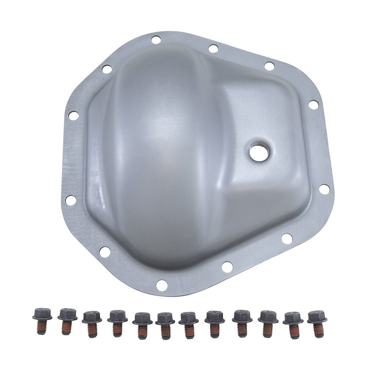 Steel Cover For Dana 60 Standard Rotation. '02-'08 GM Rear W/ 12 Bolt Cover