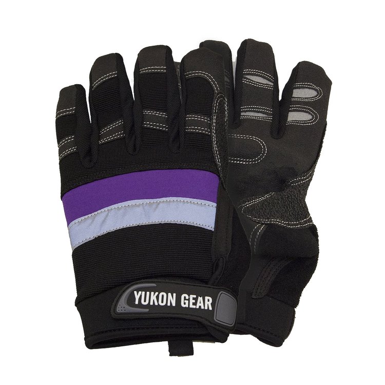 Recovery Gloves With Textured Rubber Palms And Fingers And Nylon Upper