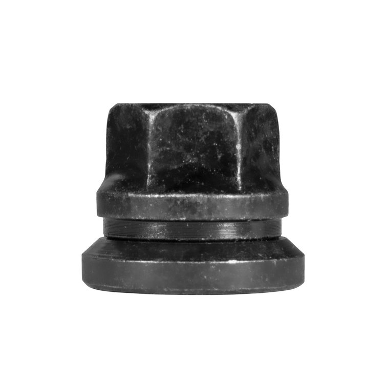 Lug Nut M12-1.75, 19mm Hex, Flange Seat, Open End