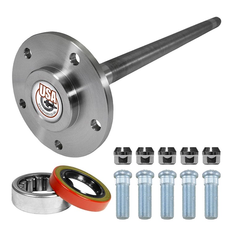 USA Standard ZA K630129 Rear Axle Kit Fits GM 8.5 in. Diff 28 Spline 5 Lug 33-7/16 in. Long