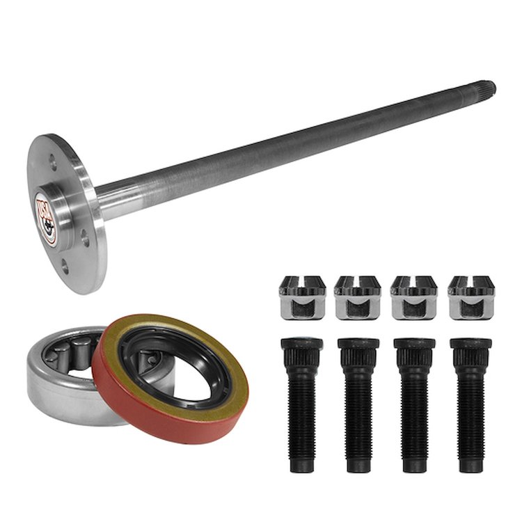 USA Standard ZA K630827 Rear Axle Kit Fits Ford 8.8 in. Diff 31 Spline 4 Lug 29-1/4 in. Long