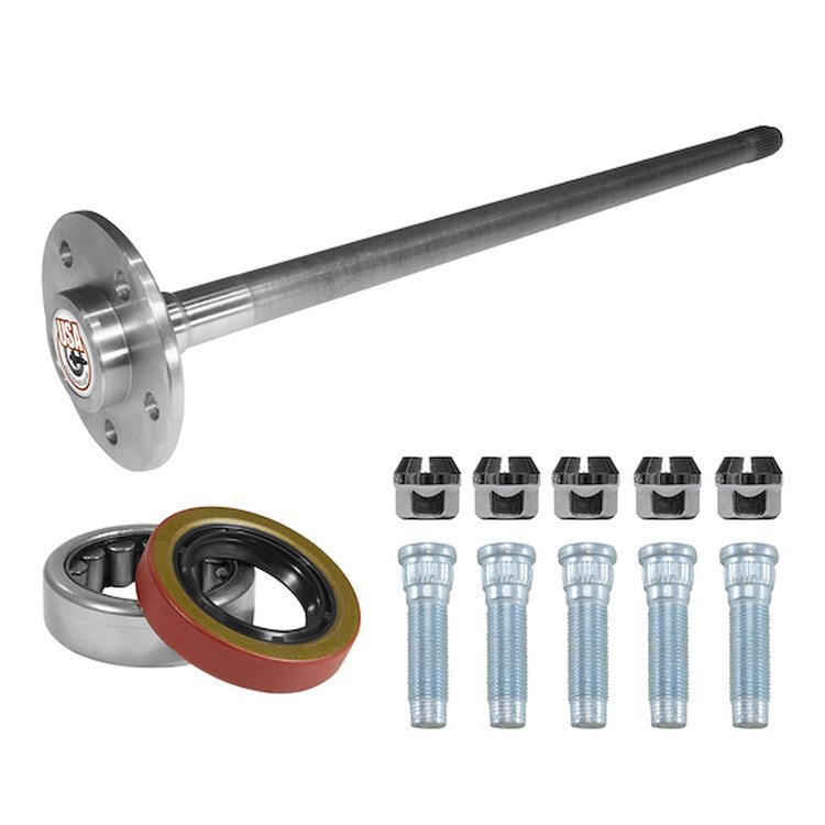 USA Standard ZA K630828 Rear Axle Kit Fits Ford 8.8 in. Diff 31 Spline 5 Lug 30 in. Long