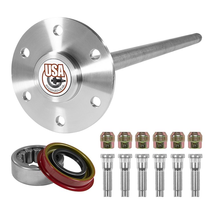 USA Standard ZA K630830 Rear Axle Kit Fits GM 8.6 in. Diff 30 Spline 6 Lug 34-1/2 in. Long