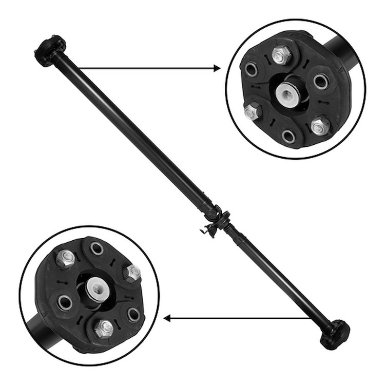 USA Standard ZDS105660 2 Piece Rear Driveshaft, '04-'09 Cadillac Srx 3.6L Rwd, 64.5 in. Flange To Flange