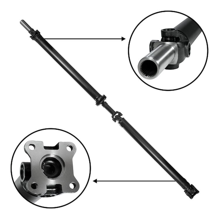USA Standard ZDS105694 Rear Driveshaft, For Ford F-150, 04-08 4Wd, 89.125 in. Compressed Lenth