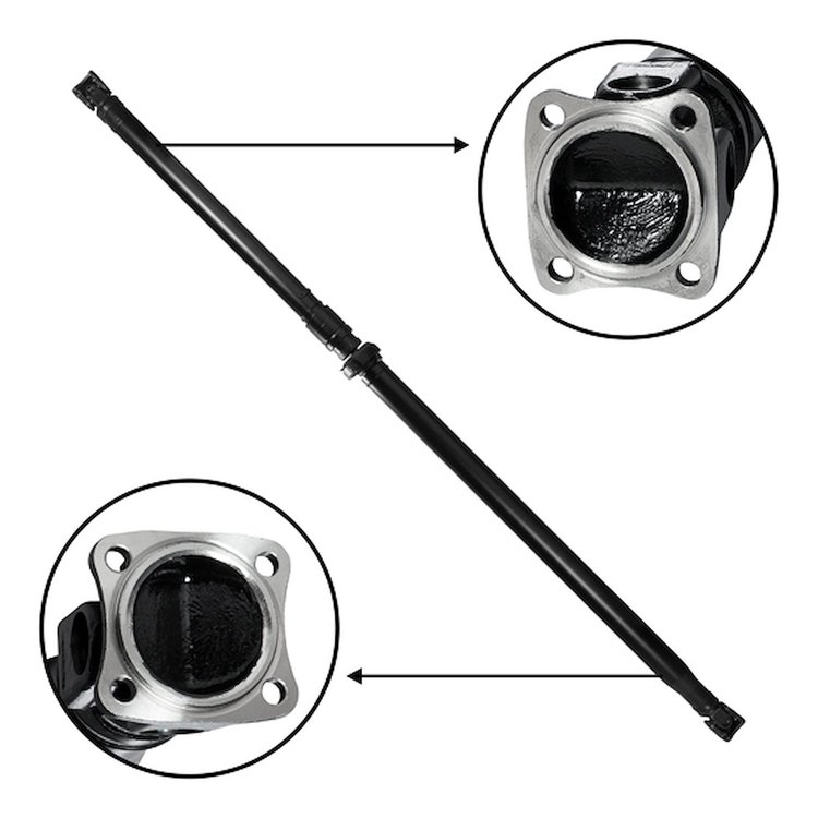 USA Standard ZDS159377 Rear Driveshaft, For Honda Element, 77.6 in. Flange To Flange