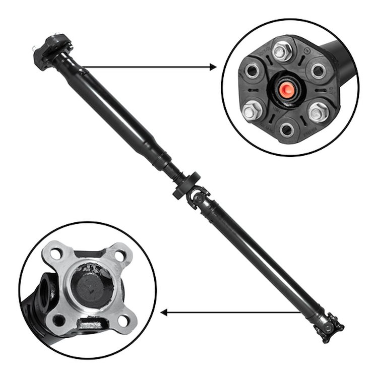 USA Standard ZDS159451 Rear Driveshaft, For Bmw X3, 48.6 in. Flange To Flange