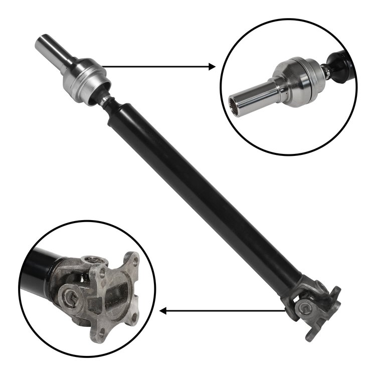 Front Driveshaft, For 2012-2018 Ram 1500, 33 in. Overall Length