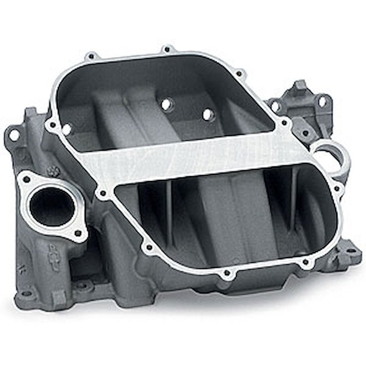 Raised Runner Intake Manifold Base Chevy 90- V6