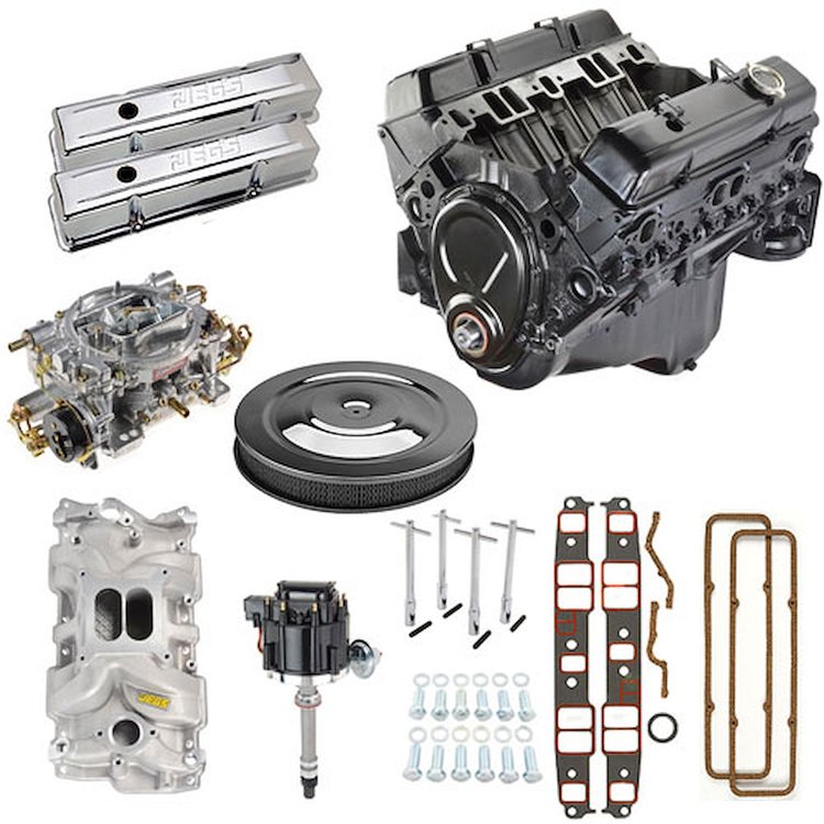 GM Goodwrench 350 Engine Components Package 6 w/ Edelbrock Carb