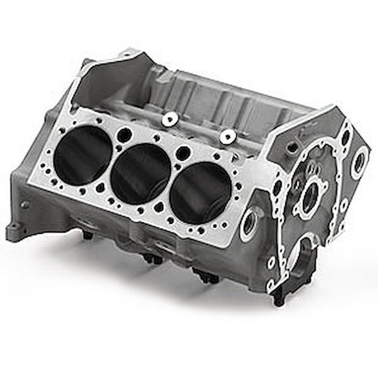90° V6 Aluminum Engine Block 350 Main