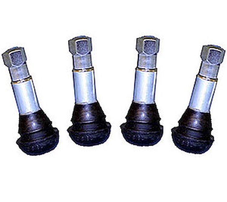 Valve Stems Rubber Valve Stems with Chrome Sleeve and Hex Head Cap