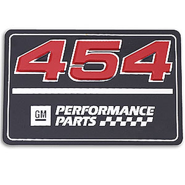 Valve Cover Decal " 454 GM Performance Parts"