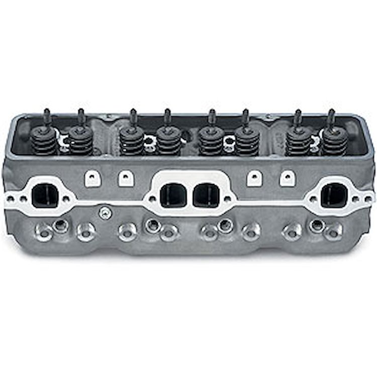 Small Block Chevy Aluminum Fast Burn Cylinder Head 210cc Intake Ports