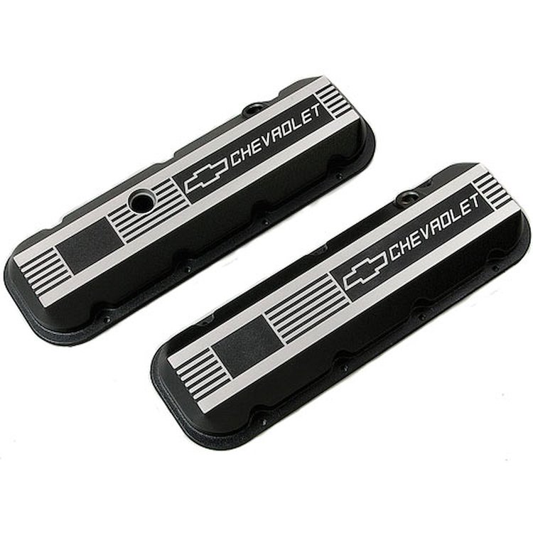 Big Block Chevy Aluminum Valve Covers Chevrolet Bow Tie Logo