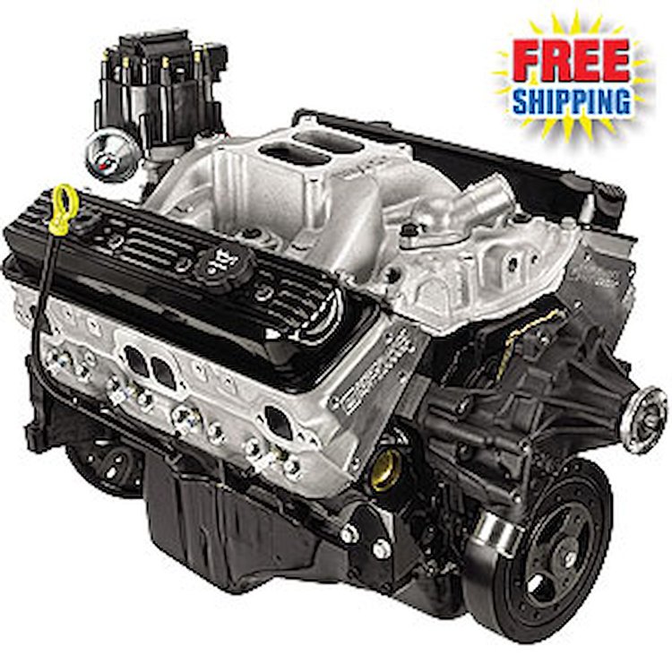 350 Fast Burn Long Block Designed for Pre-1976 Vehicles