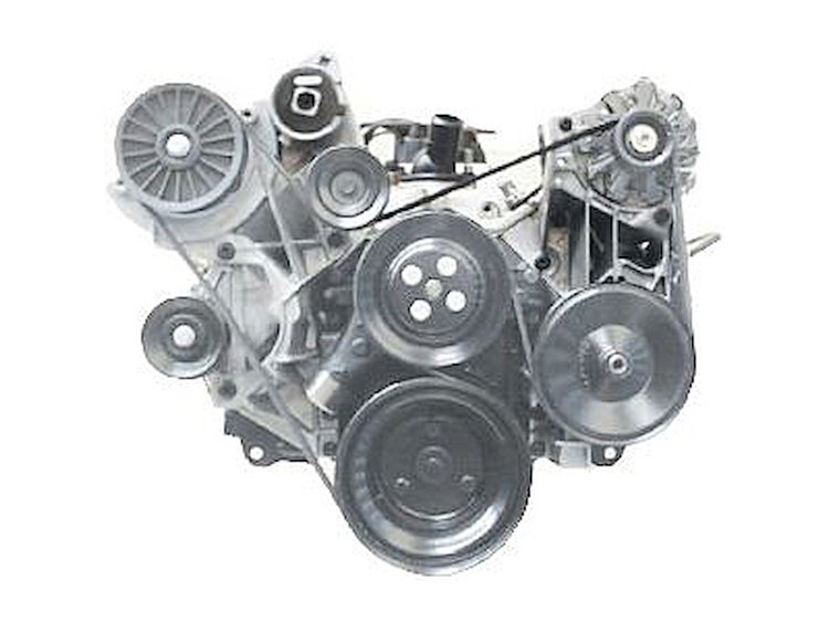 Serpentine Accessory Drive System with A/C Small Block Chevy