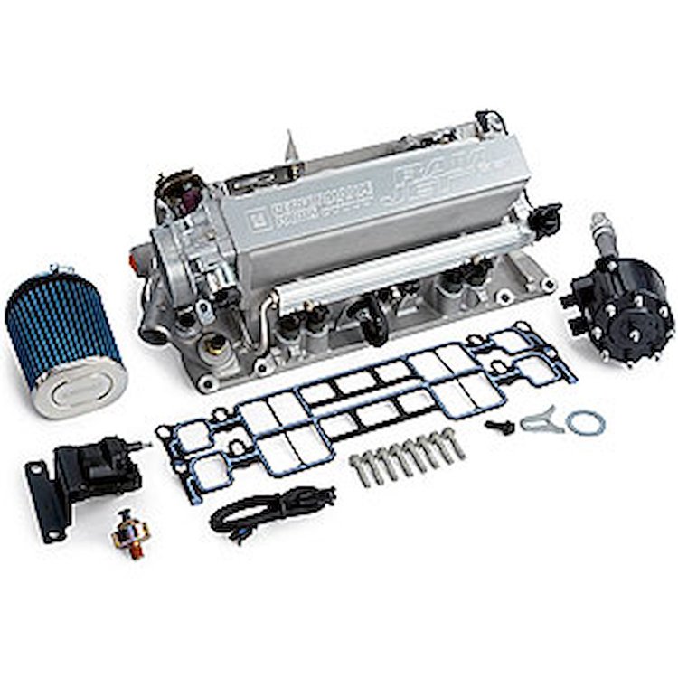 Ram Jet Fuel Injection Manifold Kit (less electronics) Small Block Chevy with Vortec Heads