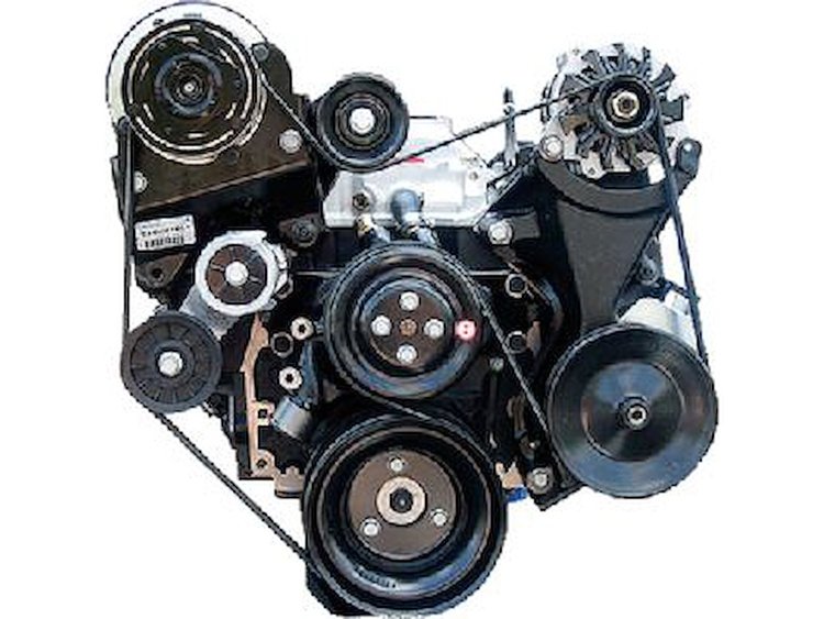 Serpentine Accessory Belt Drive System BB-Chevy With A/C