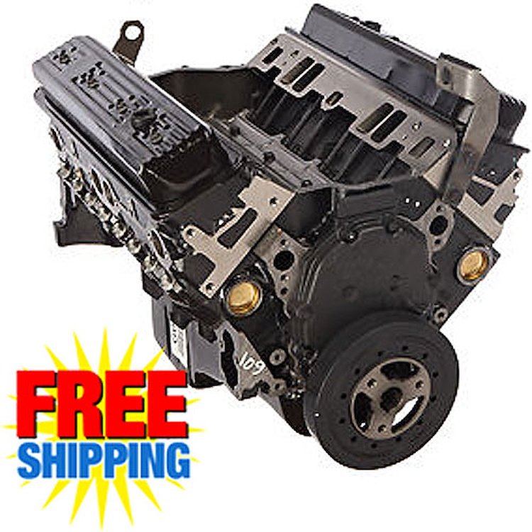 GM 5.7L 350 Long Block Cast Iron Truck Engine 1996-2000 Chevy/GMC Truck/SUV/Van