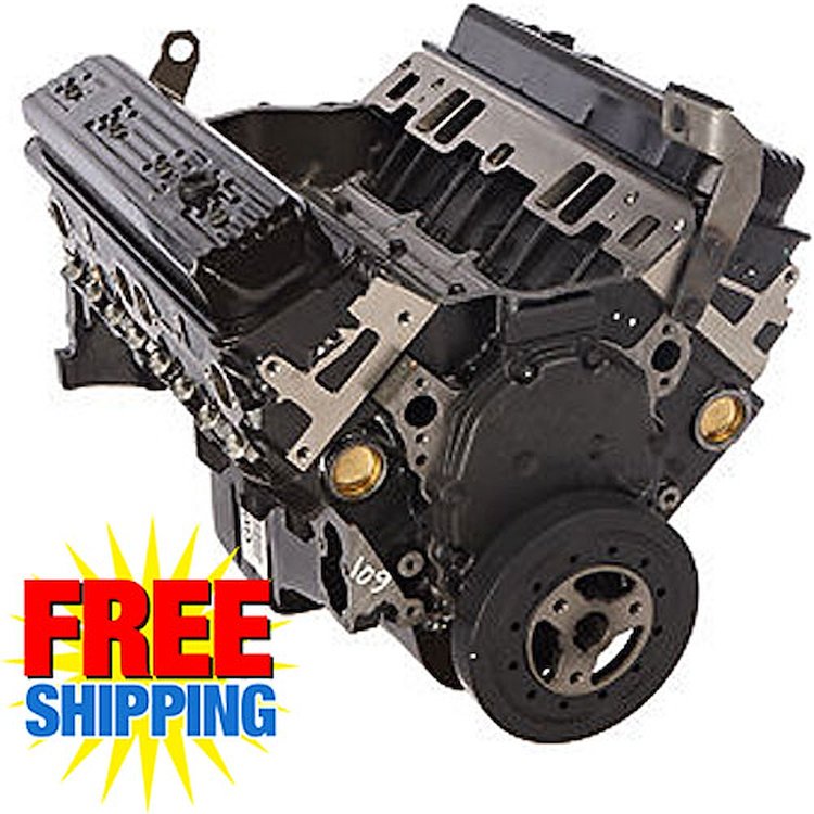5.7L/350ci L31 Long Block Crate Engine with Vortec Heads for GM Trucks/Vans