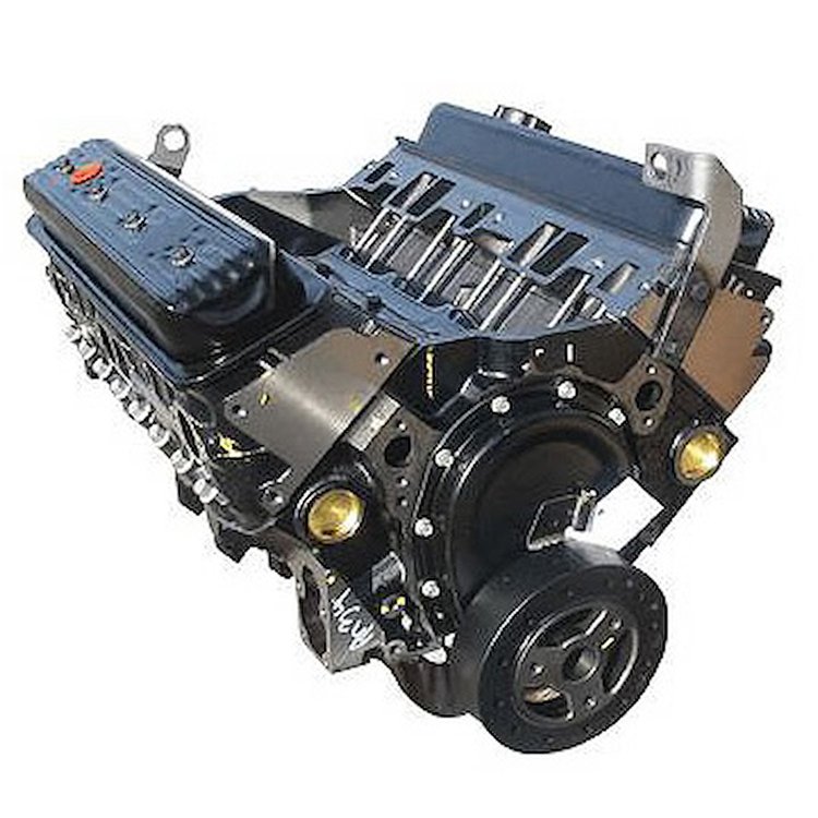 GM Goodwrench 350 Cast Iron Long Block Truck Engine
