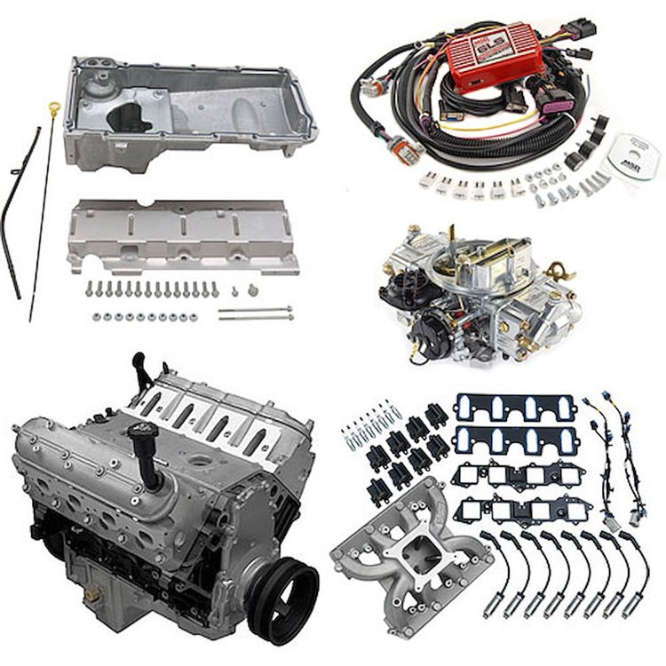 5.3L High Output Engine Kit Includes: GM LS327 Engine - 809-19165628