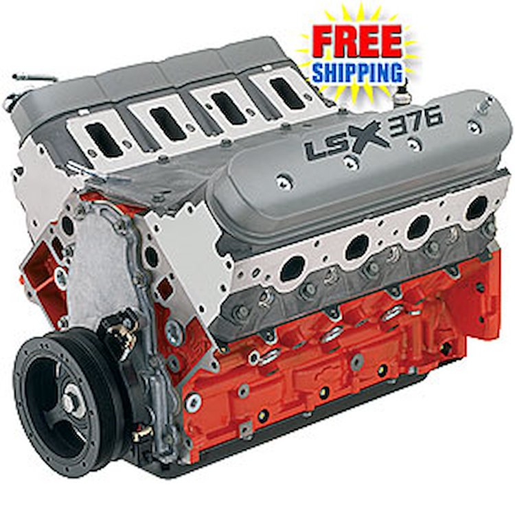 LSX376 Crate Engine 450 HP, 444 TQ