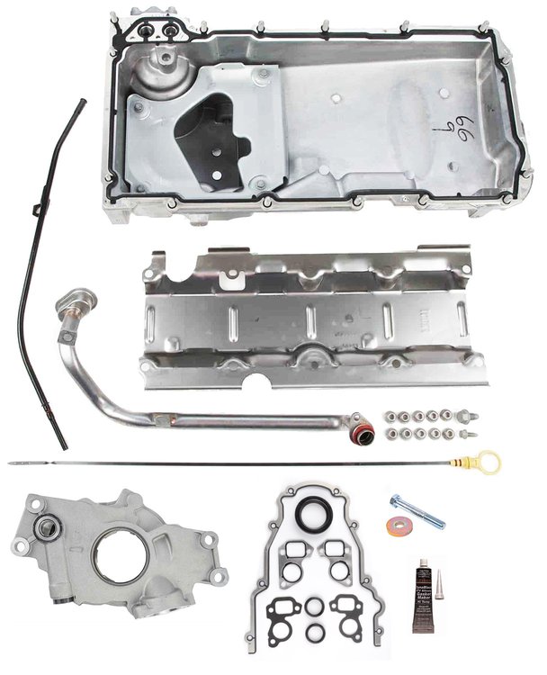 LS Engine Oil Pan Swap Kit, GM LS1/LS3/LSA/LSX Engines