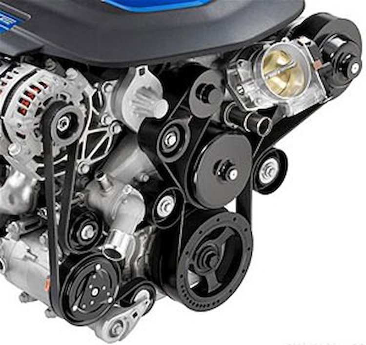 LS9/ZR1 Corvette Accessory Drive System With Power Steering, With A/C
