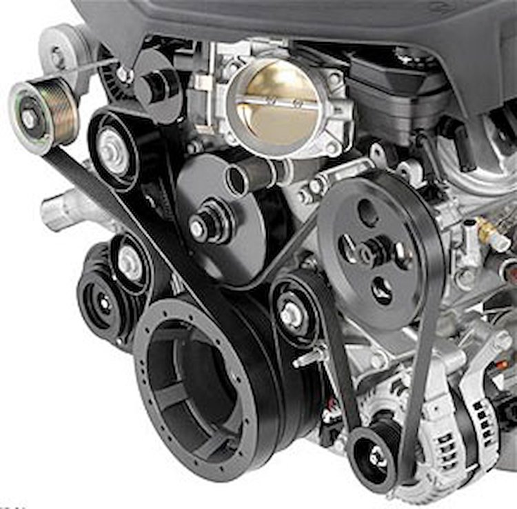 LSA/CTS-V Accessory Drive System With Power Steering, Without A/C