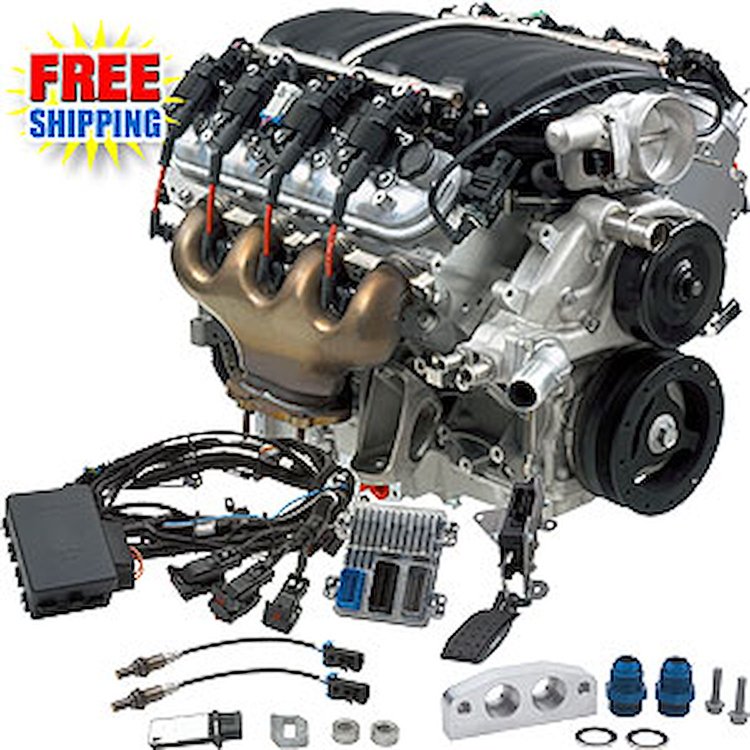 LS7 427ci / 7.0L Engine Kit 505 HP @ 6300 RPM