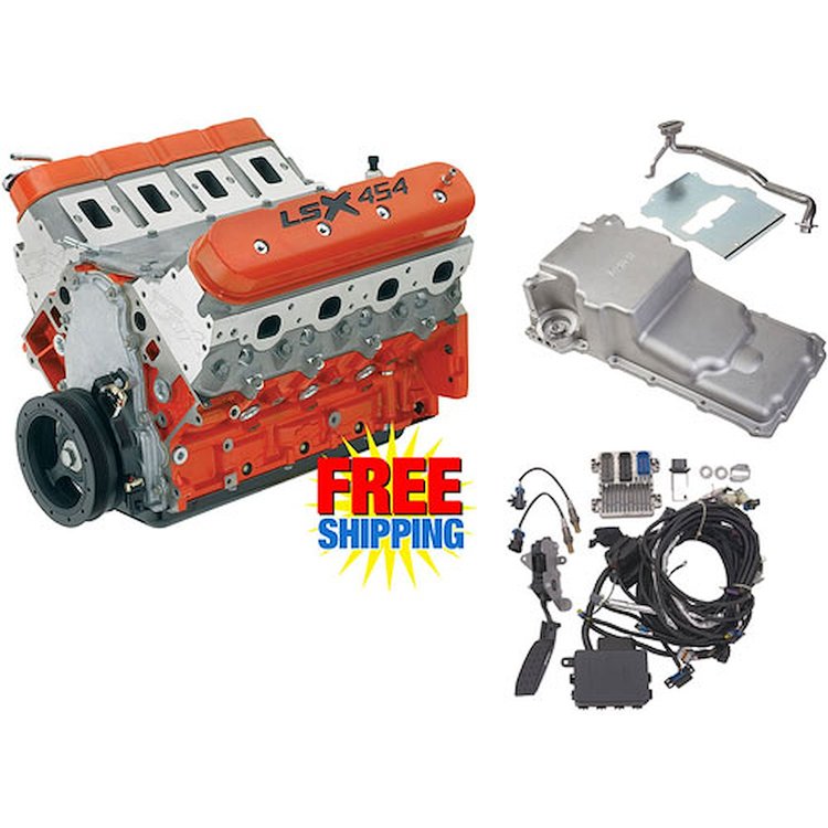 LSX454 454ci Engine Kit EFI Applications Includes: