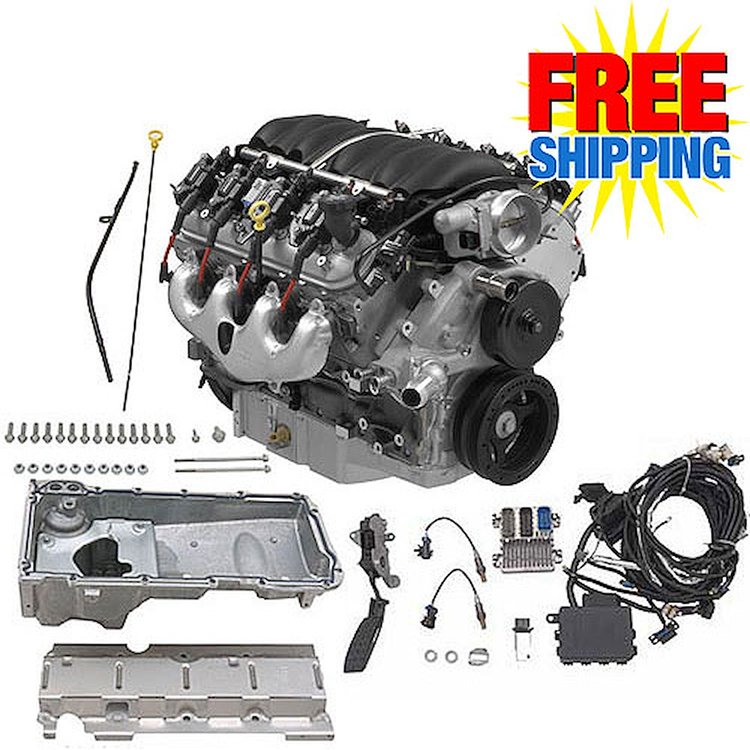 LS3 6.2L 376ci Engine Kit w/ Aluminum Heads 430 HP @ 5900 RPM