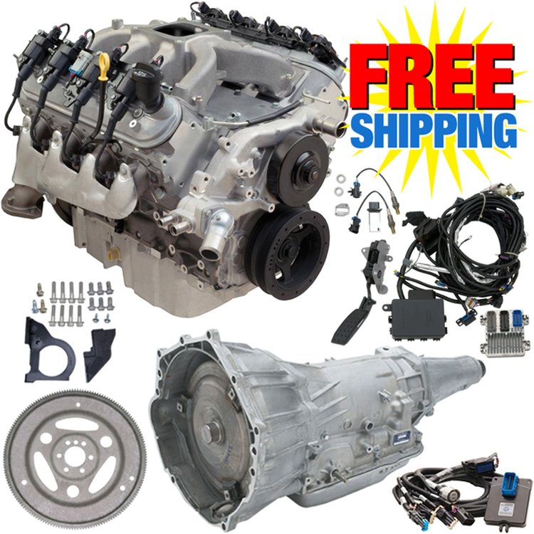 LS376/515 376ci 6.2L Connect & Cruise Powertrain System 4L70-E Trans