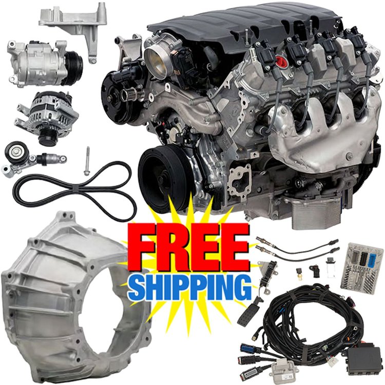 LT1 376ci / 6.2L Wet Sump Oil System Engine Kit